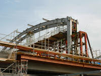 Umbau Ostkreuz, Frühjahr 2011: Beginn der Errichtung der Ringbahnhalle (43 Bilder)