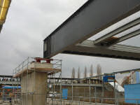 Umbau Ostkreuz, Herbst 2010: Einhub der Ringbahnbrücken (28 Bilder)