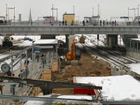 Umbau Ostkreuz, Winter 2009/10: Gründung der Wandscheiben-Fundamente (64 Bilder)